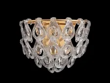 NEWPORT 5250 5253/A gold , Бра, Champagne gold Clear crystal+acrylic L28*H23*Sp15,5 сm G9 3*40W