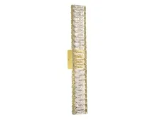 NEWPORT 8240 8244N/A gold , Бра, Gold Clear crystal L7,6*H51*Sp5,5 cm LED 13W 1300Lm 3100-4000K