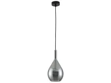 NEWPORT 7230 7231/S mat.black smokey , Подвесной светильник, Matte black Smokey glass+matte white glass D15*H28,8/250 cm G9 1*7W