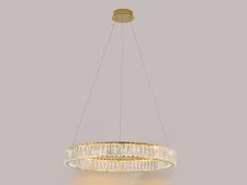 NEWPORT 8240 8240N/60 gold , Люстра, Gold Сlear crystal D60*H7,6/500cm LED 44W 3960Lm 3100-4000К