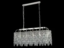 NEWPORT 1300 1312/C nickel , Люстра, Nickel Clear crystal L83*30,5*H36/80 E14 12*40W