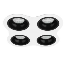 Комплект из светильников и рамки DOMINO Domino Lightstar D64607070707