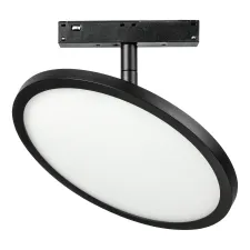 Светильник трековый поворотный 48V 12W 4000K 180° черный Uno Lightstar 209747