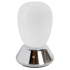 Настольная лампа диммируемая 10W 3000K матовый/хром Uovo III Lightstar 807914