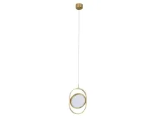 NEWPORT 3510 3512/S brass , Подвесной светильник, Brass D18*H29,6/250 cm LED 6W 3100K 700Lm