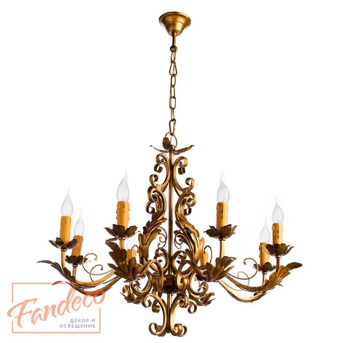 Подвесная люстра Arte Lamp FREGIATO A7202LM-8GA | Дом Декора