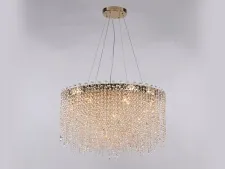 NEWPORT 10900 10918/C gold new , Люстра, Polished champagne gold Clear crystal D61*H36 cm G9 18*40W