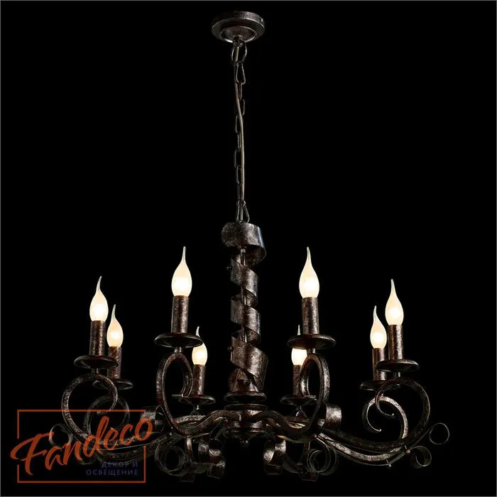 Подвесная люстра Arte Lamp ARENA A8952LM-8BG | Дом Декора
