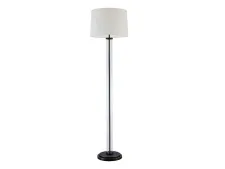 NEWPORT 3690 3691/FL black+gold , Торшер, Black+gold Shade beige D46*H180 cm E27 1*40W