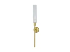 NEWPORT 7290 7291/A brass new , Бра, Brass Clear glass L8*H56*Sp7 cm G9 1*25W