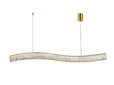 NEWPORT 8240 8243N/110 gold , Люстра, Gold Сlear crystal L110*H7,6/250 cm LED 33W 3630Lm 3100-4000K