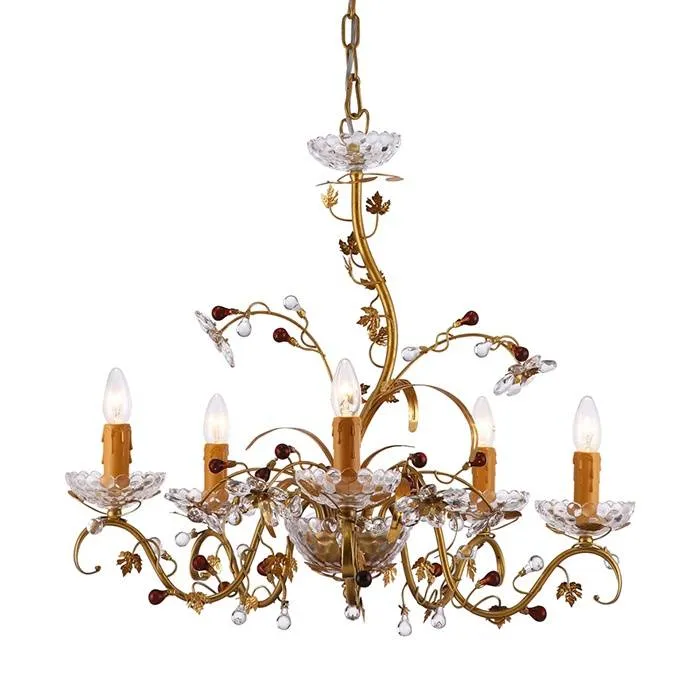 Подвесная люстра Arte Lamp PALAZZO A8933LM-5SG | Дом Декора