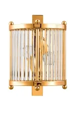 Светильник Crystal Lux TADEO AP2 GOLD/TRANSPARENTE
