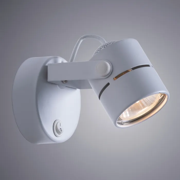 Спот Arte Lamp MIZAR A1311AP-1WH | Дом Декора