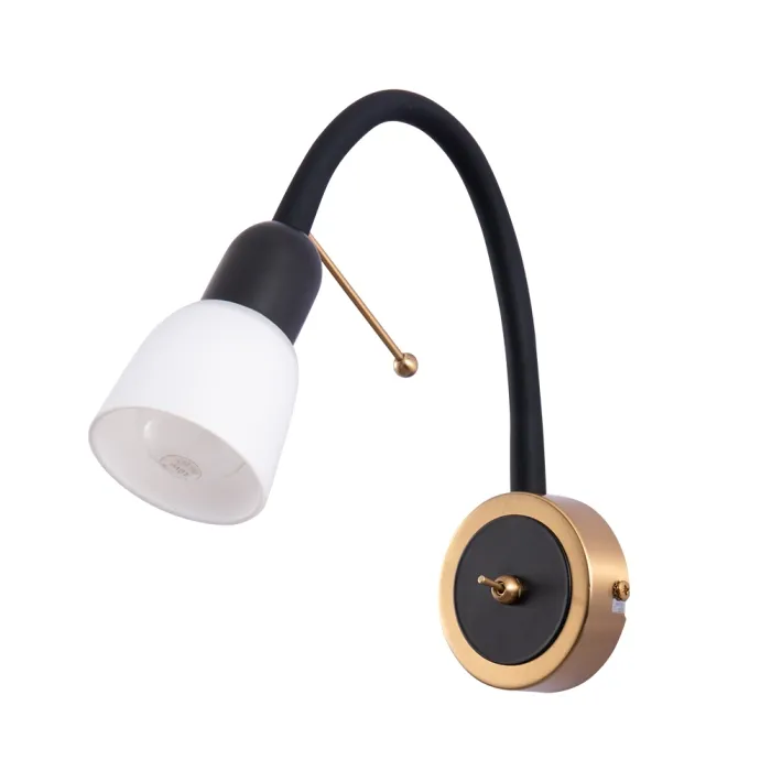 Бра Arte Lamp LETTURA A7009AP-1BK | Дом Декора