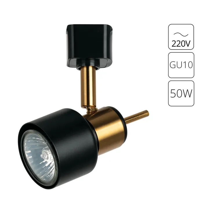 Трековый светильник Arte Lamp ALMACH A1906PL-1BK | Дом Декора