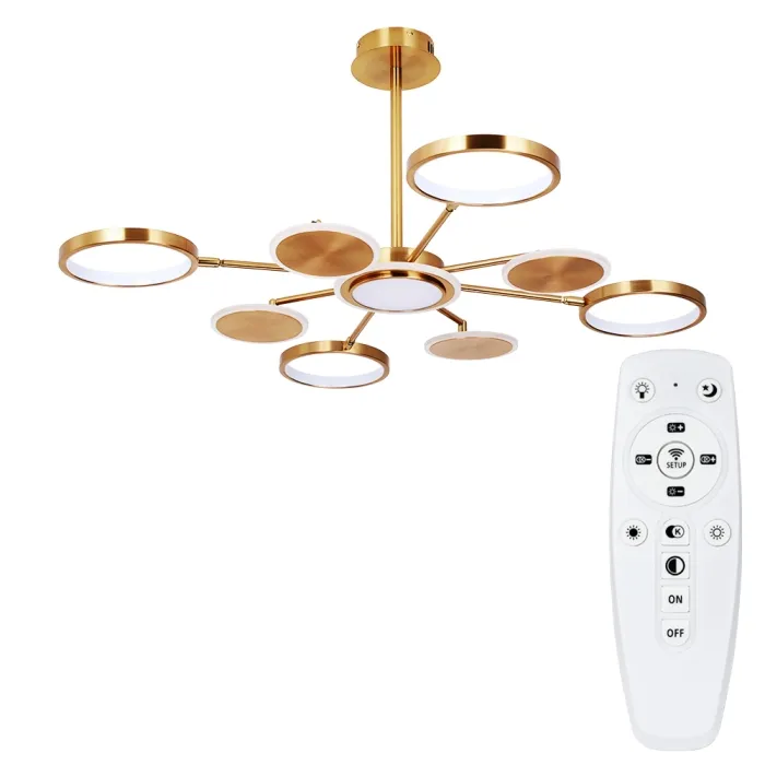 Люстра на штанге Arte Lamp SIENNA A1363PL-8PB | Дом Декора